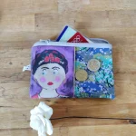 Porte-monnaie Frida Kalho avec un imprimé japonais